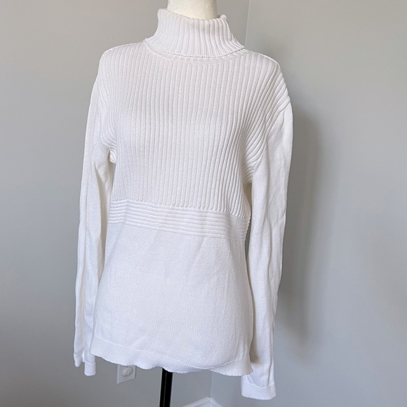 Parkhurst turtle neck sweater - white - Picture 1 of 4